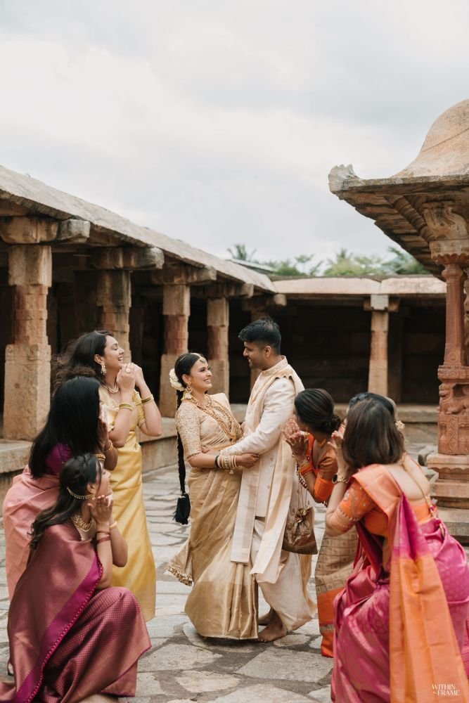 Keerthana & Anjan, Bhoganandishwara Temple, Nandi Hills, photograph 40