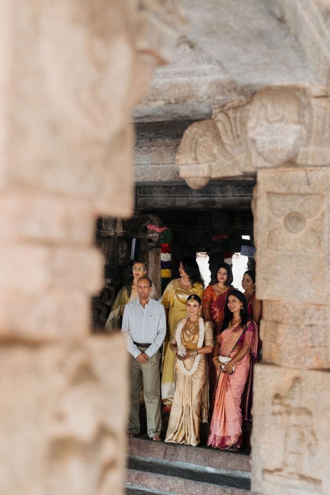 Keerthana & Anjan, Bhoganandishwara Temple, Nandi Hills, photograph 24