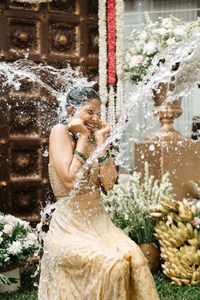 Rishika & Tejas, White Petals Resort, Bangalore, and Windflower, Mysore, photograph 21